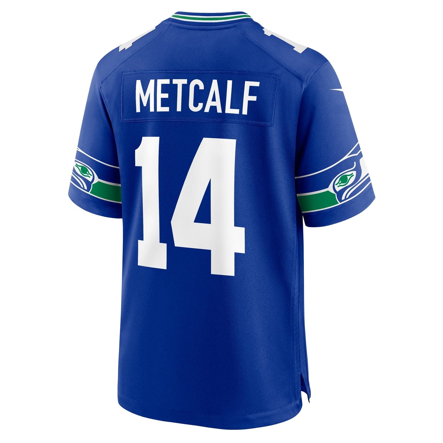DK Metcalf Seattle Seahawks  Throwback   Game Jersey - Royal
