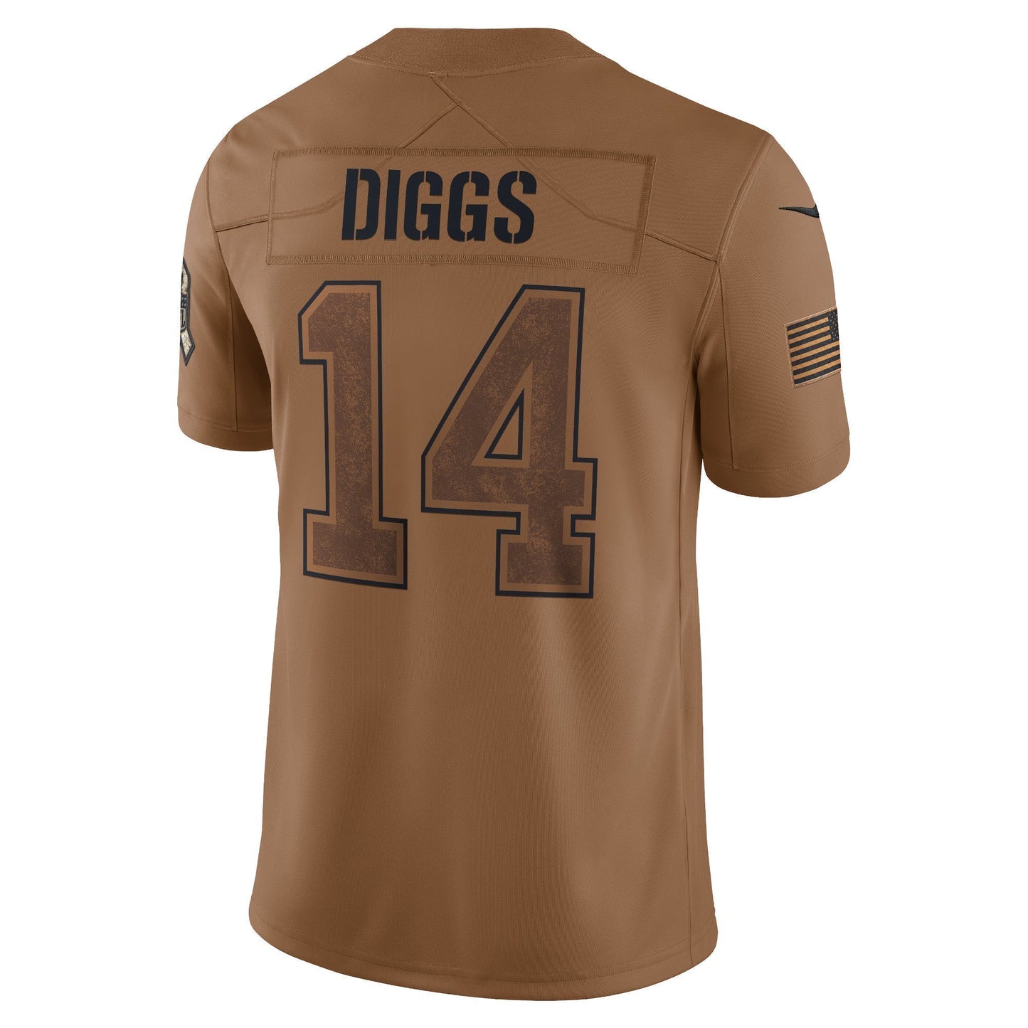 Stefon Diggs Buffalo Bills  Salute To Service Limited Jersey - Brown