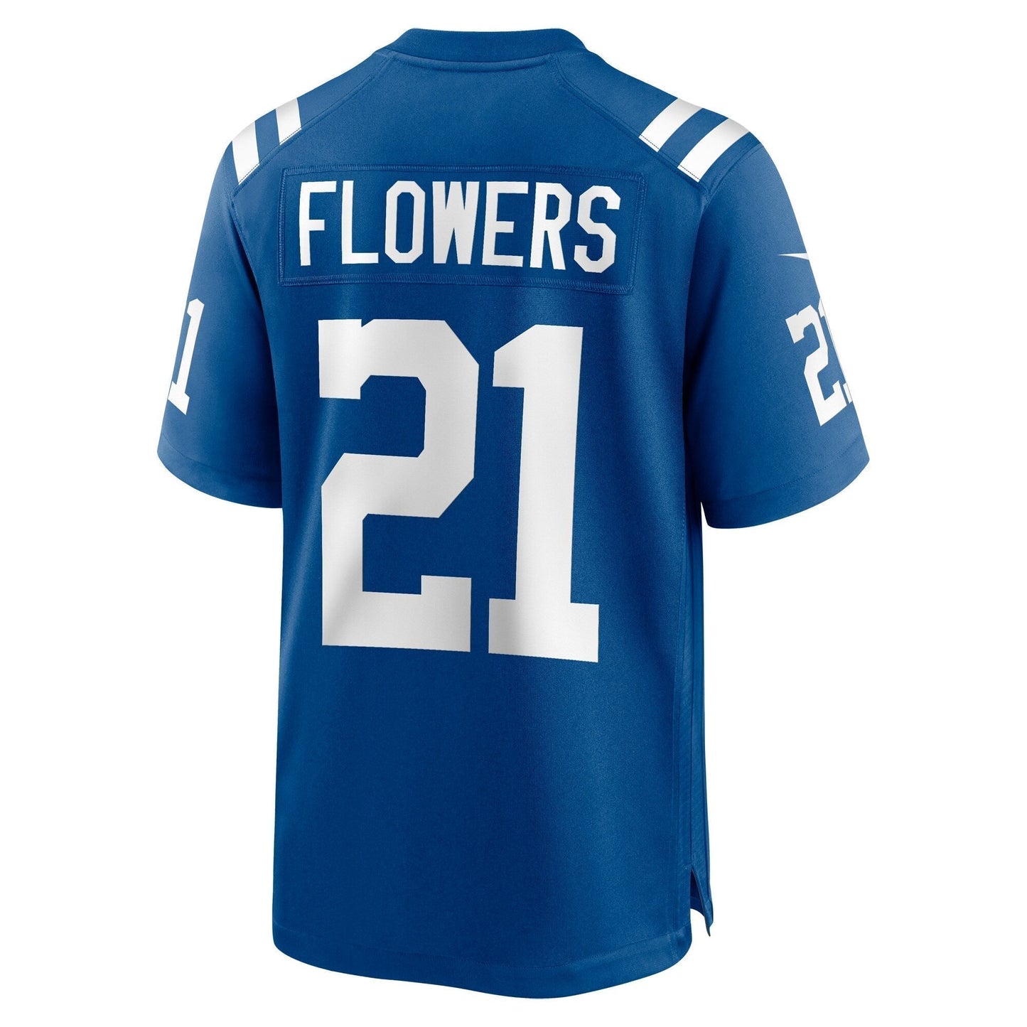 Dallis Flowers Indianapolis Colts  Game Jersey -  Royal