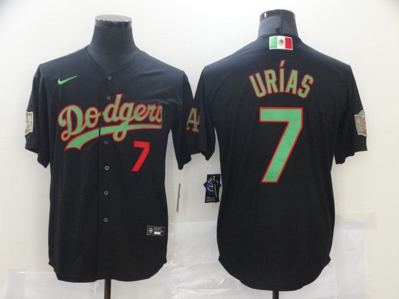 Men's Los Angeles Dodgers Julio Urias Black Game Jersey