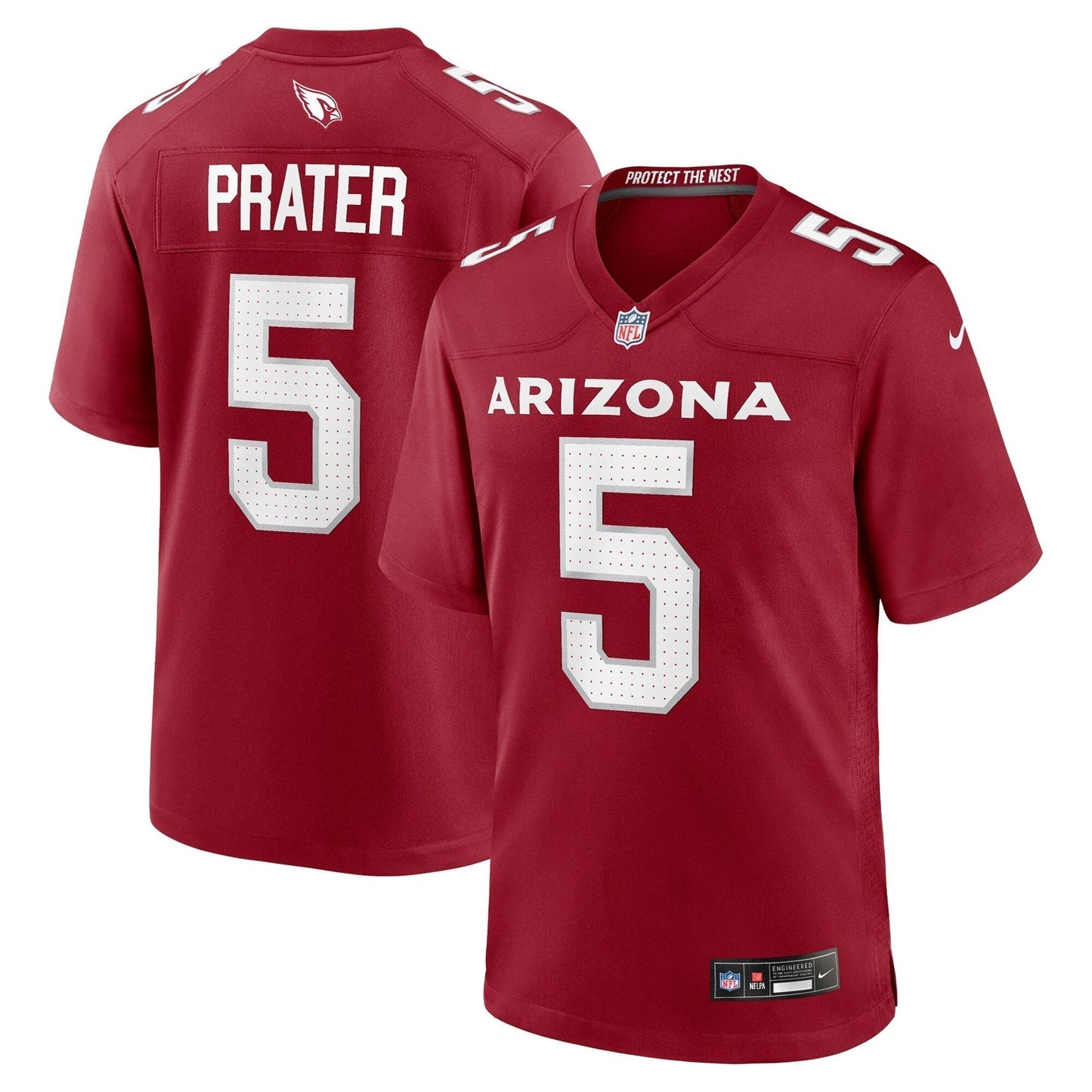Matt Prater Arizona Cardinals  Team Game Jersey -  Cardinal