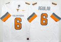Men's Tennessee Volunteers Joey Aguilar White Player Game Jersey
