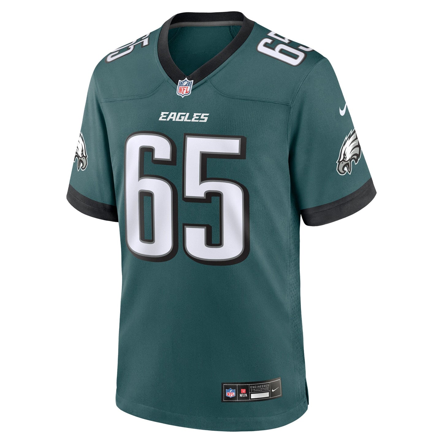 Lane Johnson Philadelphia Eagles  Team Game Jersey - Midnight Green