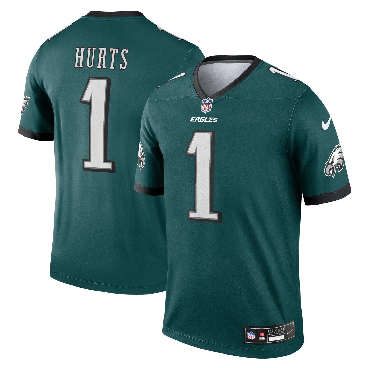 Jalen Hurts Philadelphia Eagles  Legend Jersey - Midnight Green