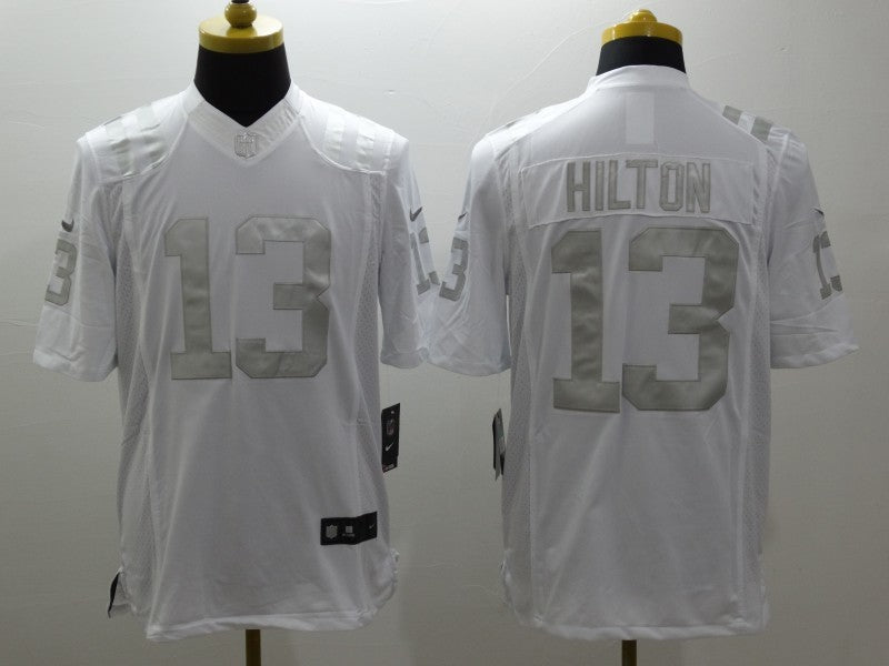 Men's Indianapolis Colts T.Y. Hilton #13 White Game Jersey1