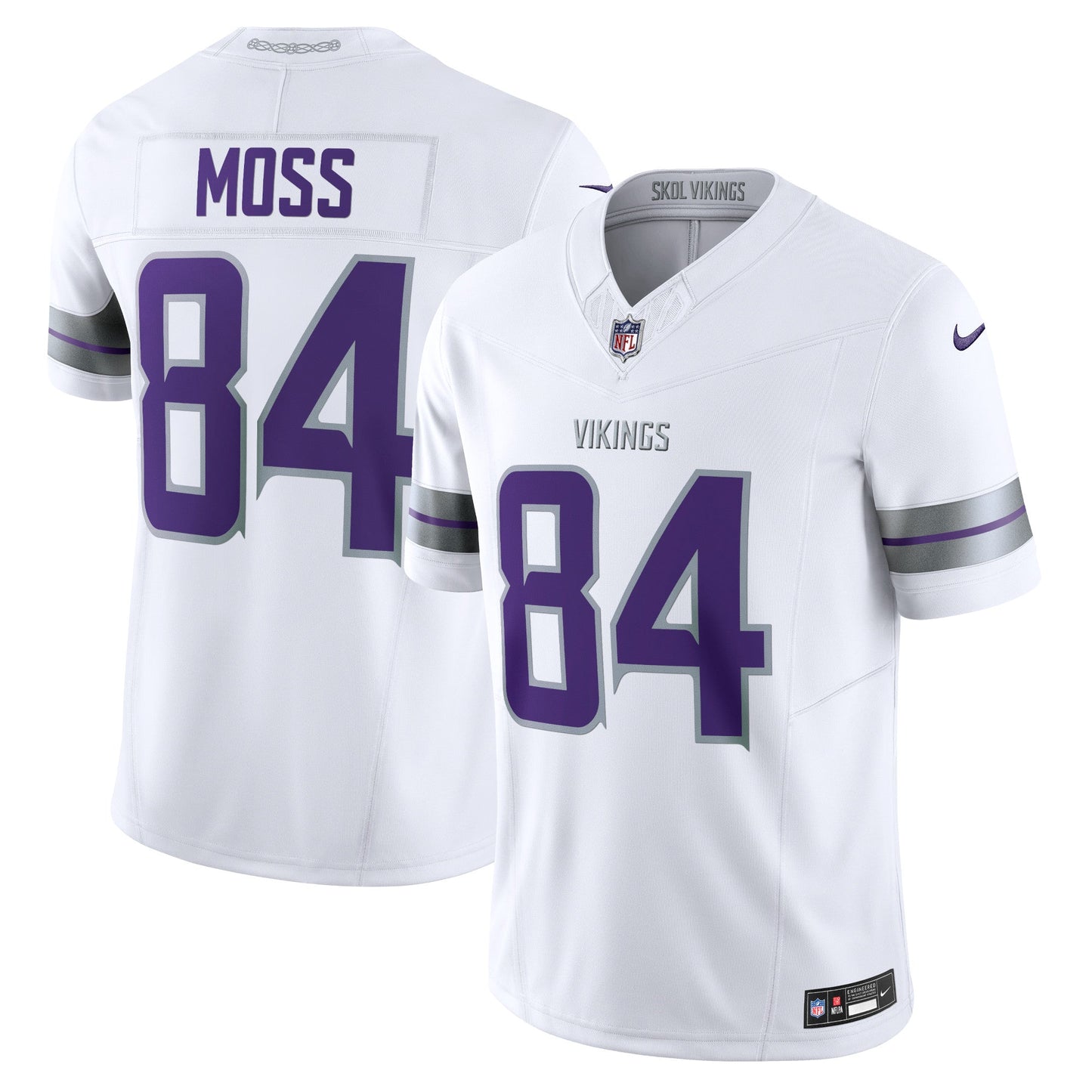 Randy Moss Minnesota Vikings  Alternate Vapor F.U.S.E. Retired   Limited Jersey - White