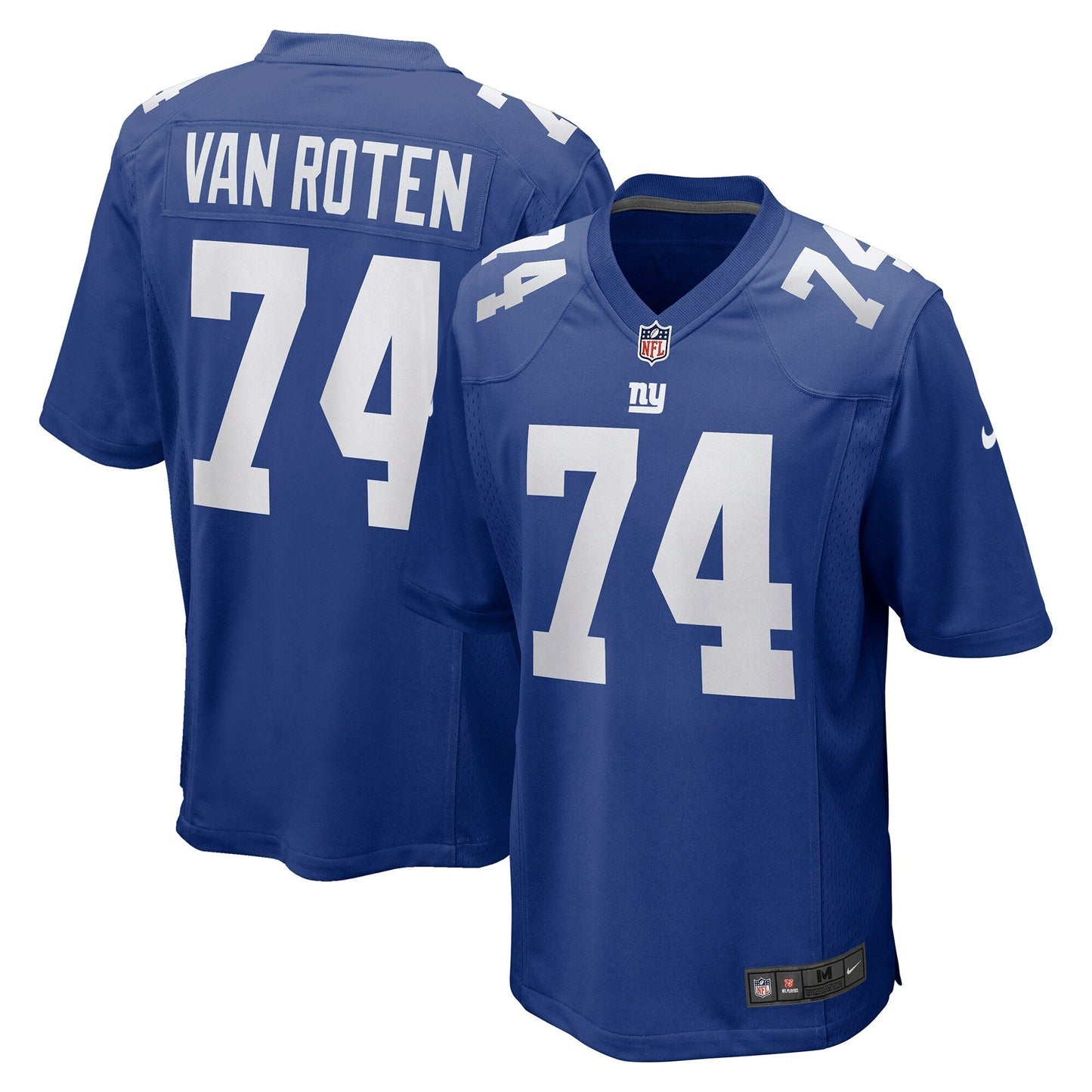 Greg Van Roten New York Giants  Team Game Jersey -  Royal