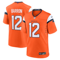 Men's Denver Broncos Jahdae Barron  Orange 2025  Draft First Round Pick Game Jersey