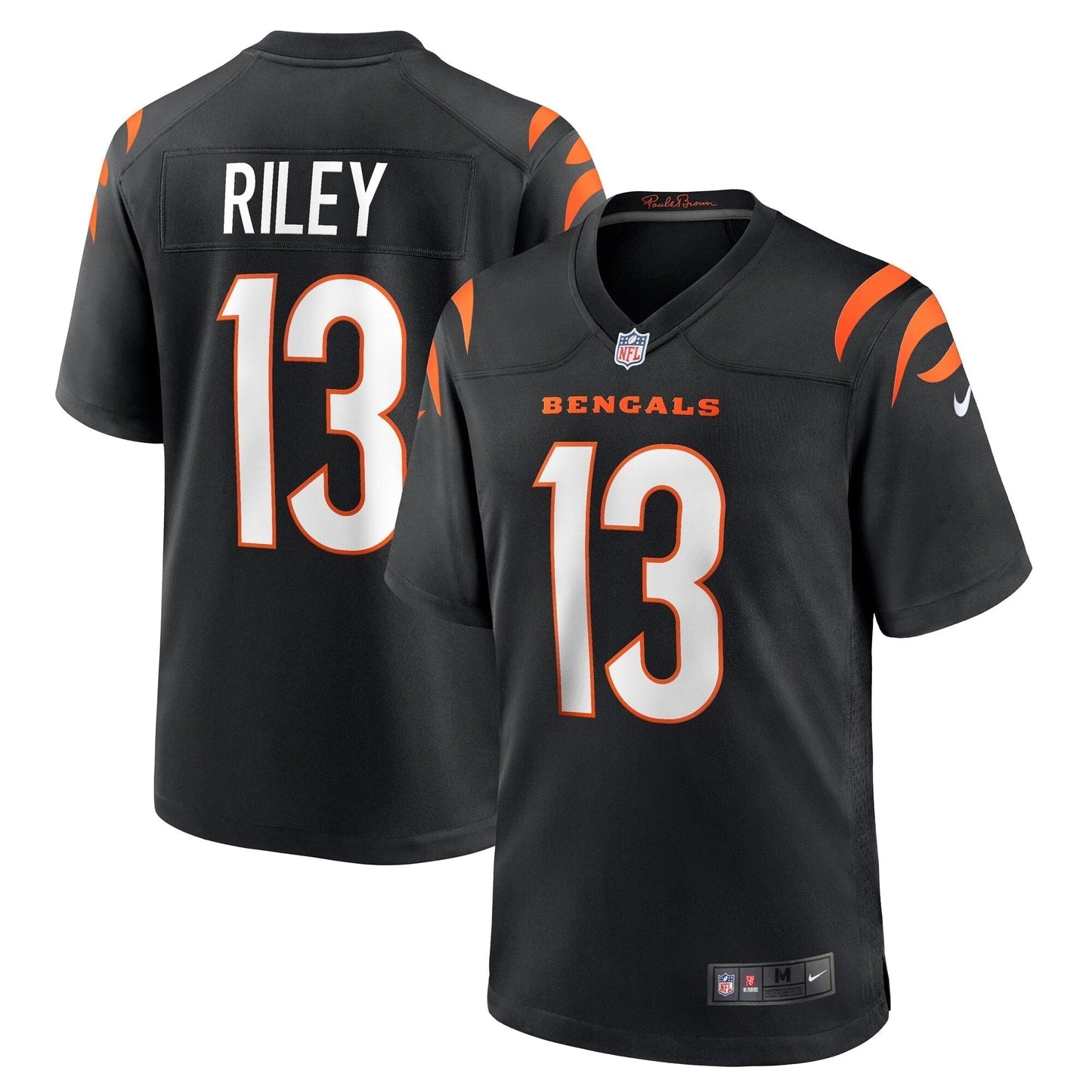 Ken Riley Cincinnati Bengals  Retired   Game Jersey - Black