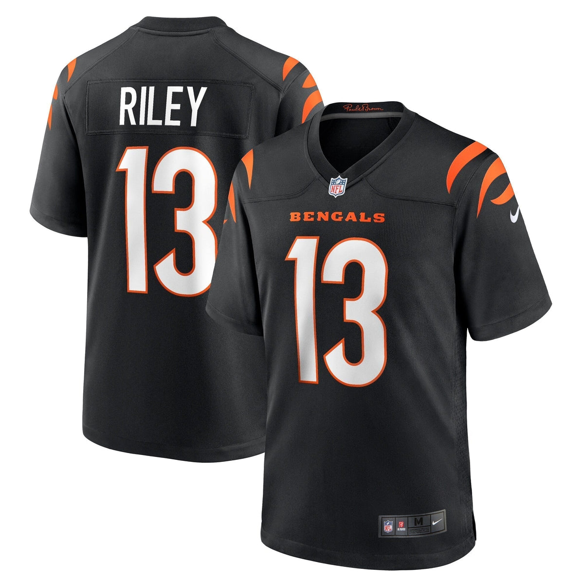 Ken Riley Cincinnati Bengals  Retired   Game Jersey - Black