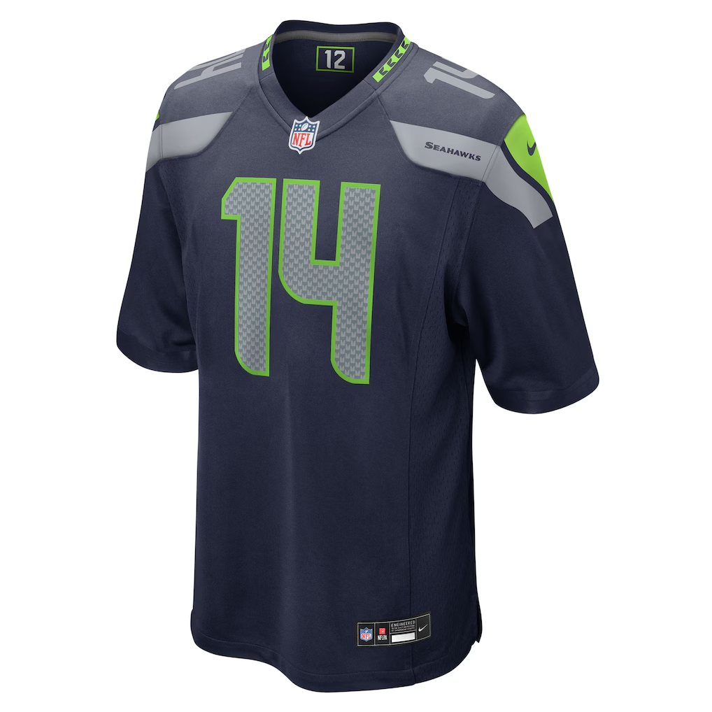 Men's Seattle Seahawks Sam Darnold  College Navy Team Game Jersey