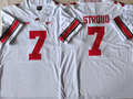 Men's Ohio State Buckeyes C.J. Stroud White Player Jersey