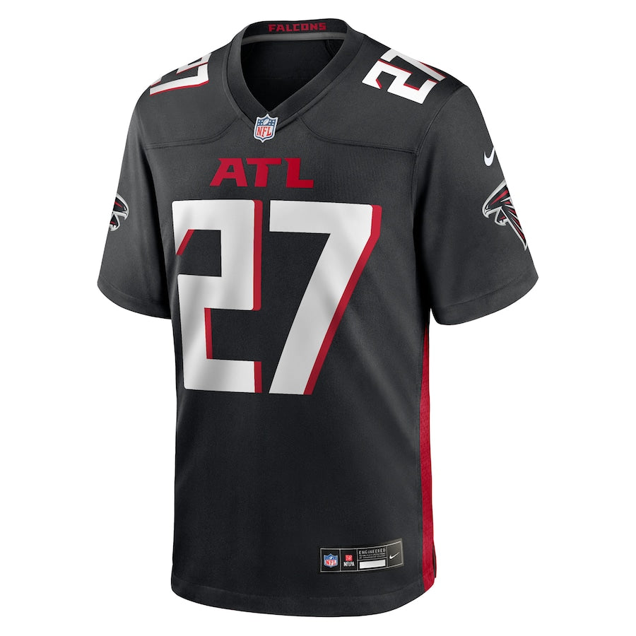 Men's Atlanta Falcons James Pearce Jr.  Black 2025 NFL Draft First Round Pick Game Player Jersey
