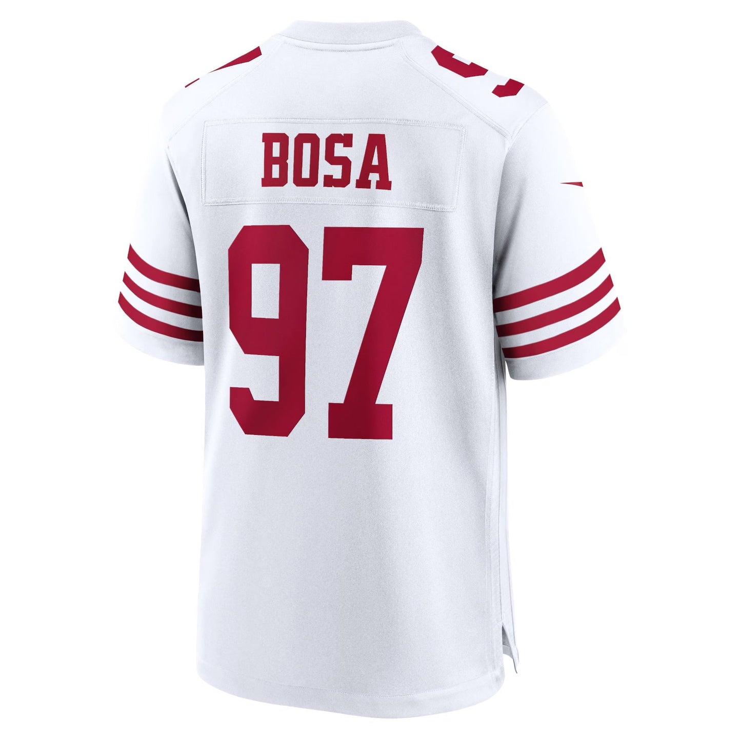San Francisco 49ers Nick Bosa White Team Game Jersey
