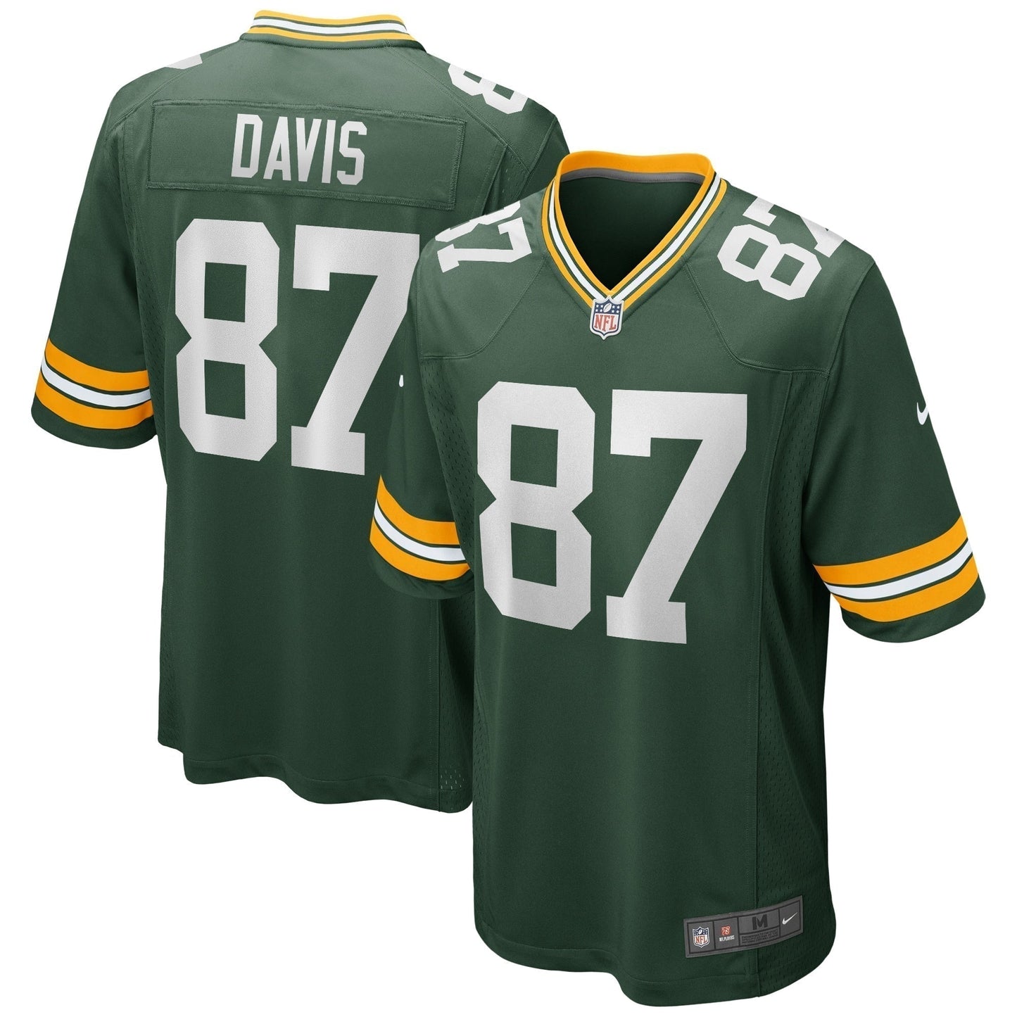 Willie Davis Green Bay Packers  Game Retired   Jersey - Green