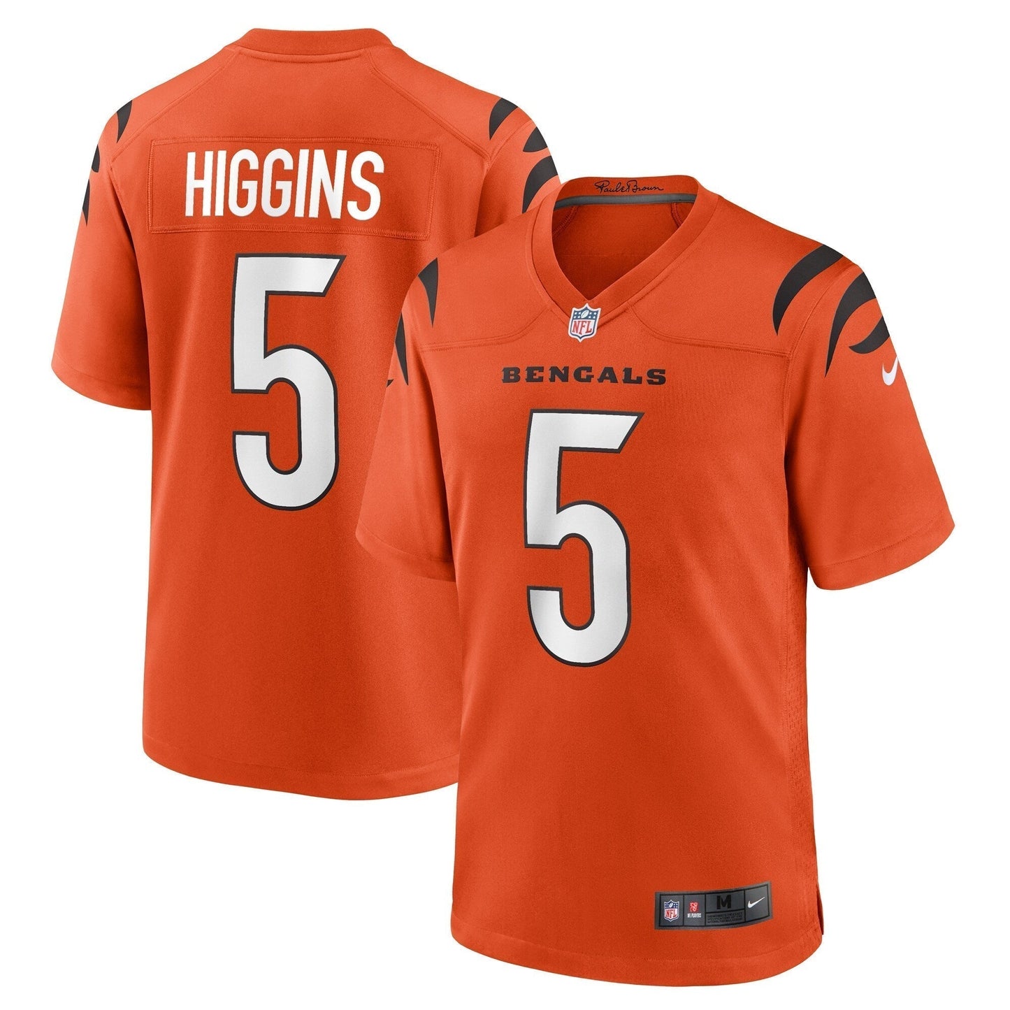 Tee Higgins Cincinnati Bengals  Alternate Game   Jersey - Orange