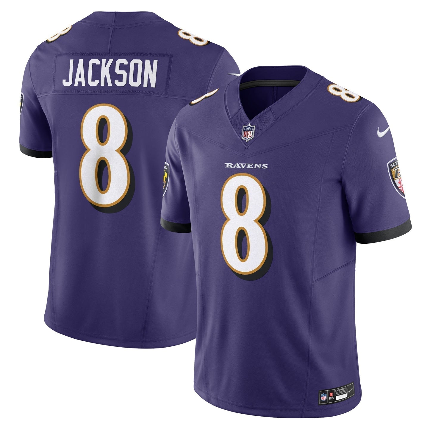 Lamar Jackson Baltimore Ravens  Vapor F.U.S.E. Limited Jersey - Purple