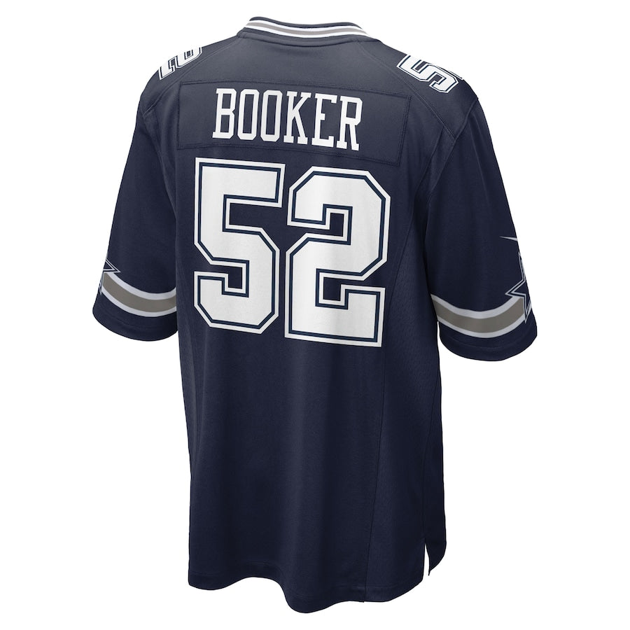Men's Dallas Cowboys Tyler Booker  Navy 2025 NFL Draft First Round Pick Game Jersey
