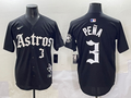 Men's Houston Astros Jeremy Pena Black Team Player Jersey