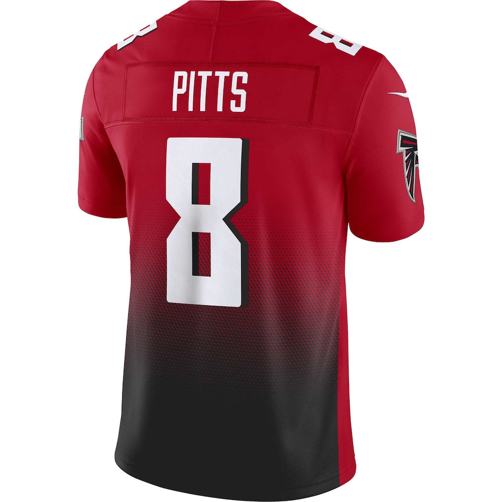 A.Falcons #8 Kyle Pitts Sr. Red Vapor F.U.S.E. Limited Jersey