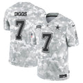 Trevon Diggs Dallas Cowboys  2024 Salute to Service Limited Jersey - Arctic Camo