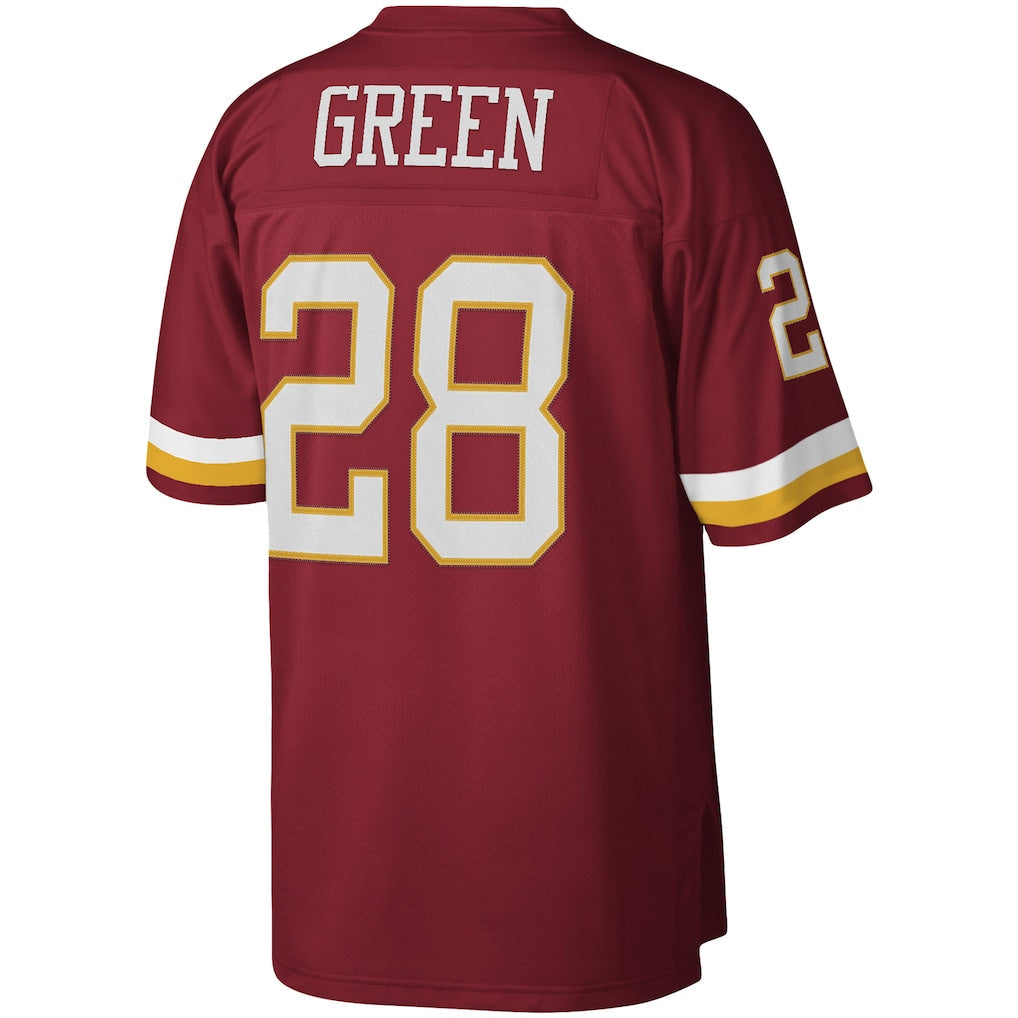W.Commanders #28 Darrell Green  Burgundy Legacy Replica Jersey