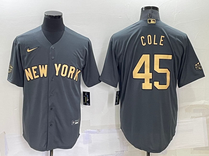 Men's New York Yankees Gerrit Cole Gray Replica Player Jersey
