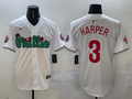 Men's Philadelphia Phillies Bryce Harper White Game Jersey
