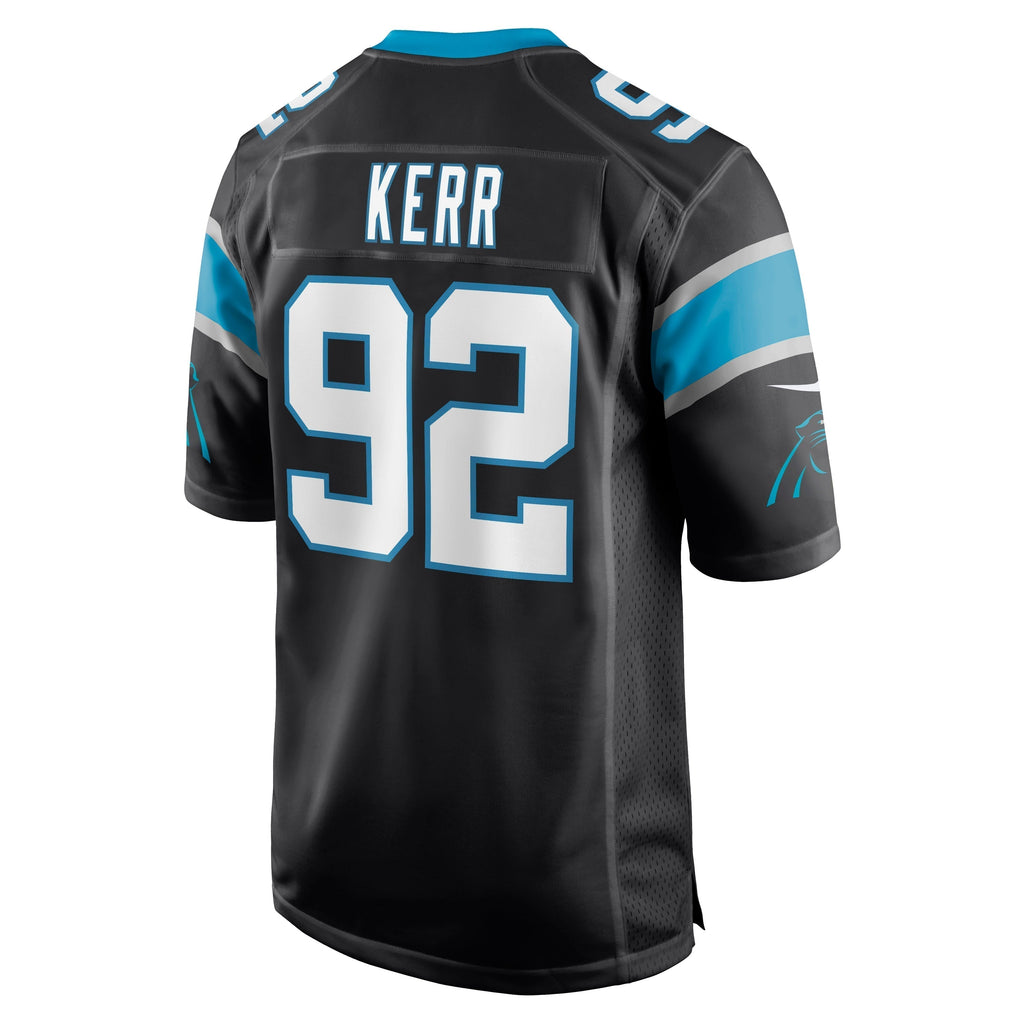 Zach Kerr Carolina Panthers  Game Jersey - Black