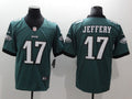 Men's Philadelphia Eagles Alshon Jeffery Midnight Green Game Jersey