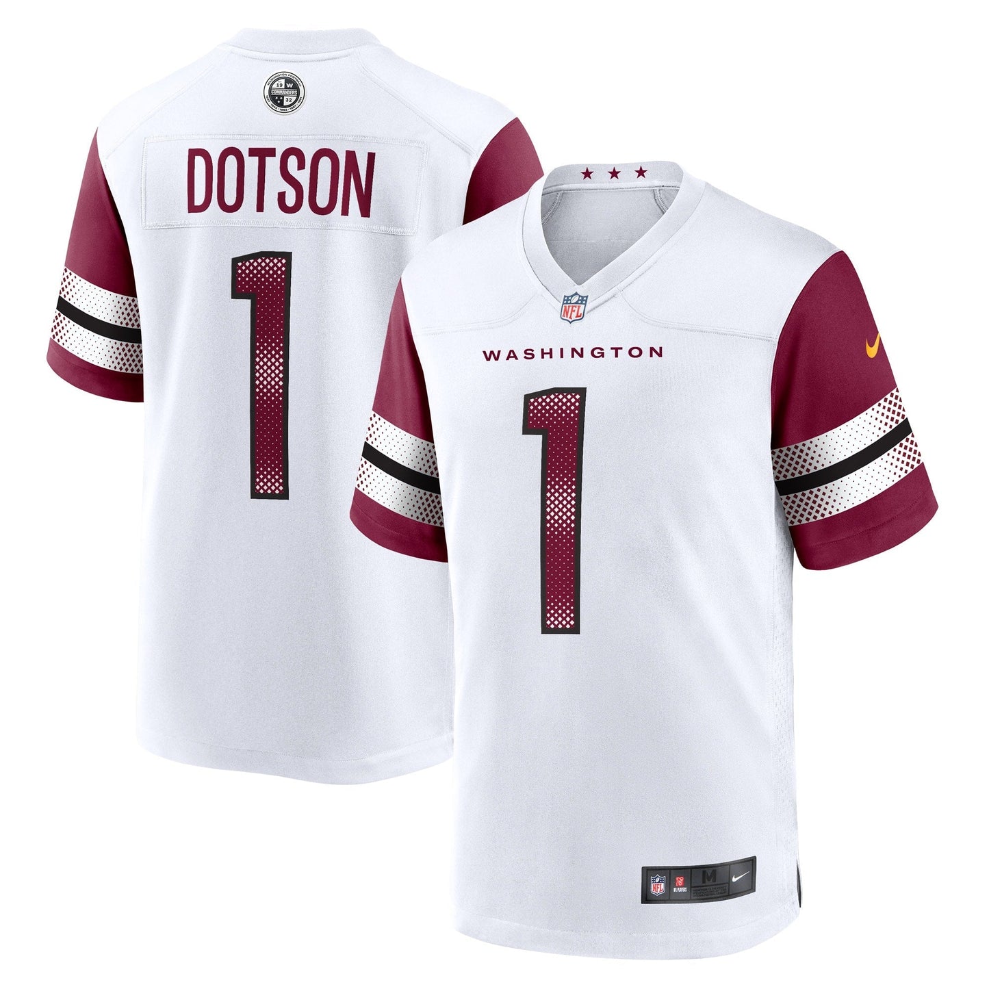 Jahan Dotson Washington Commanders  Game   Jersey - White