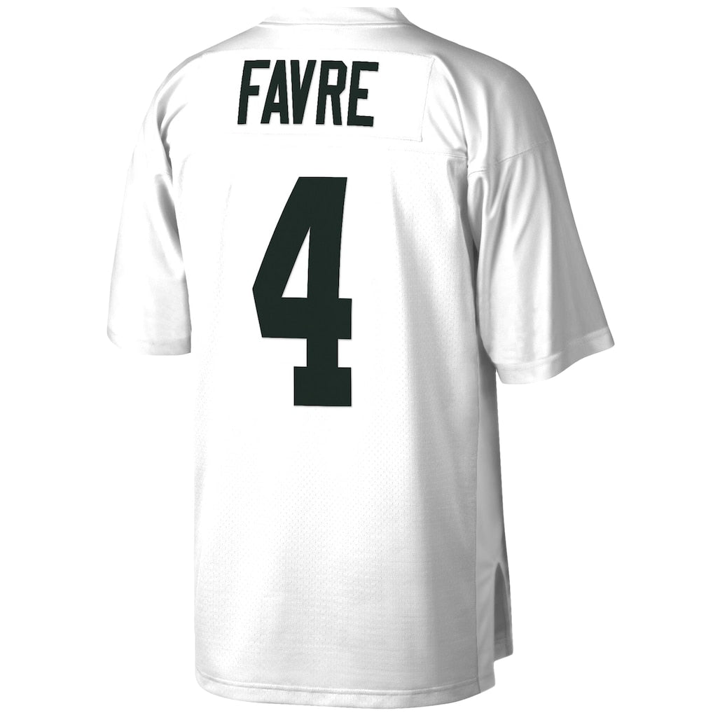 GB. Packers #4 Brett Favre  White Legacy Replica Jersey