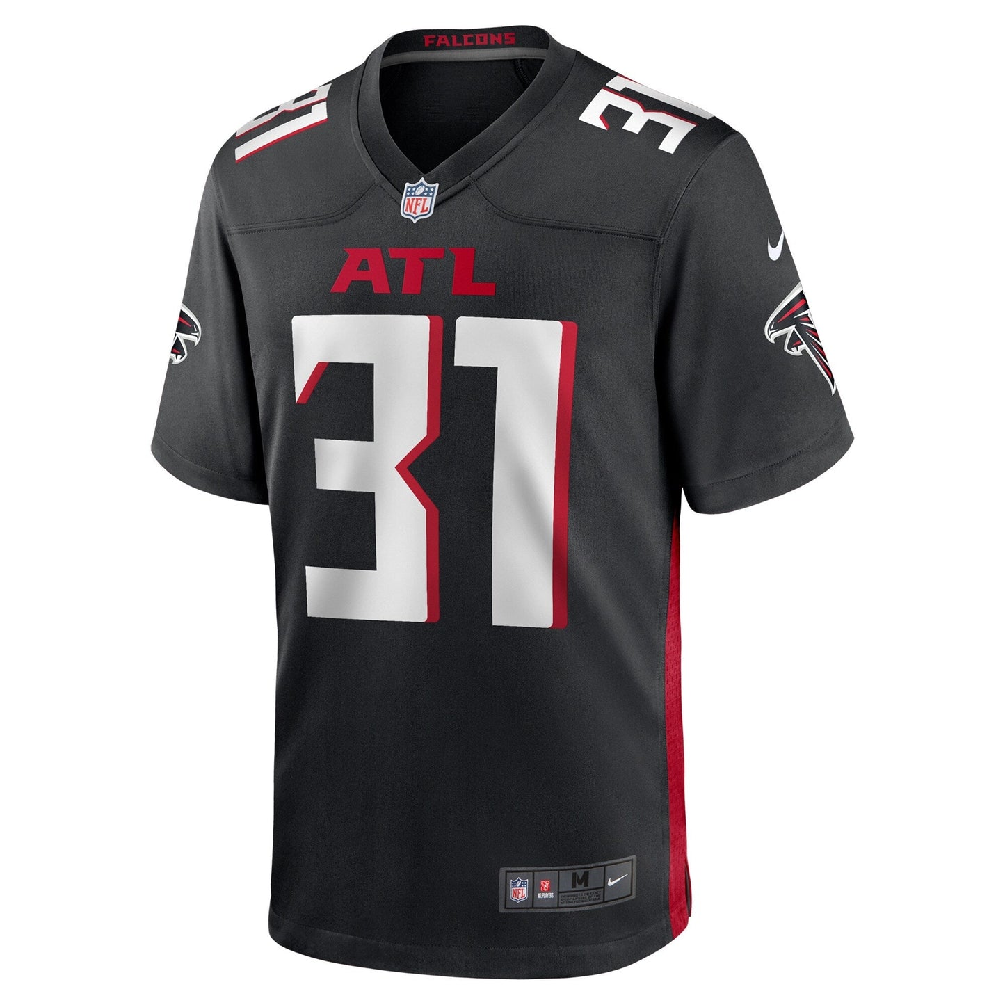 Justin Simmons Atlanta Falcons  Team Game Jersey -  Black