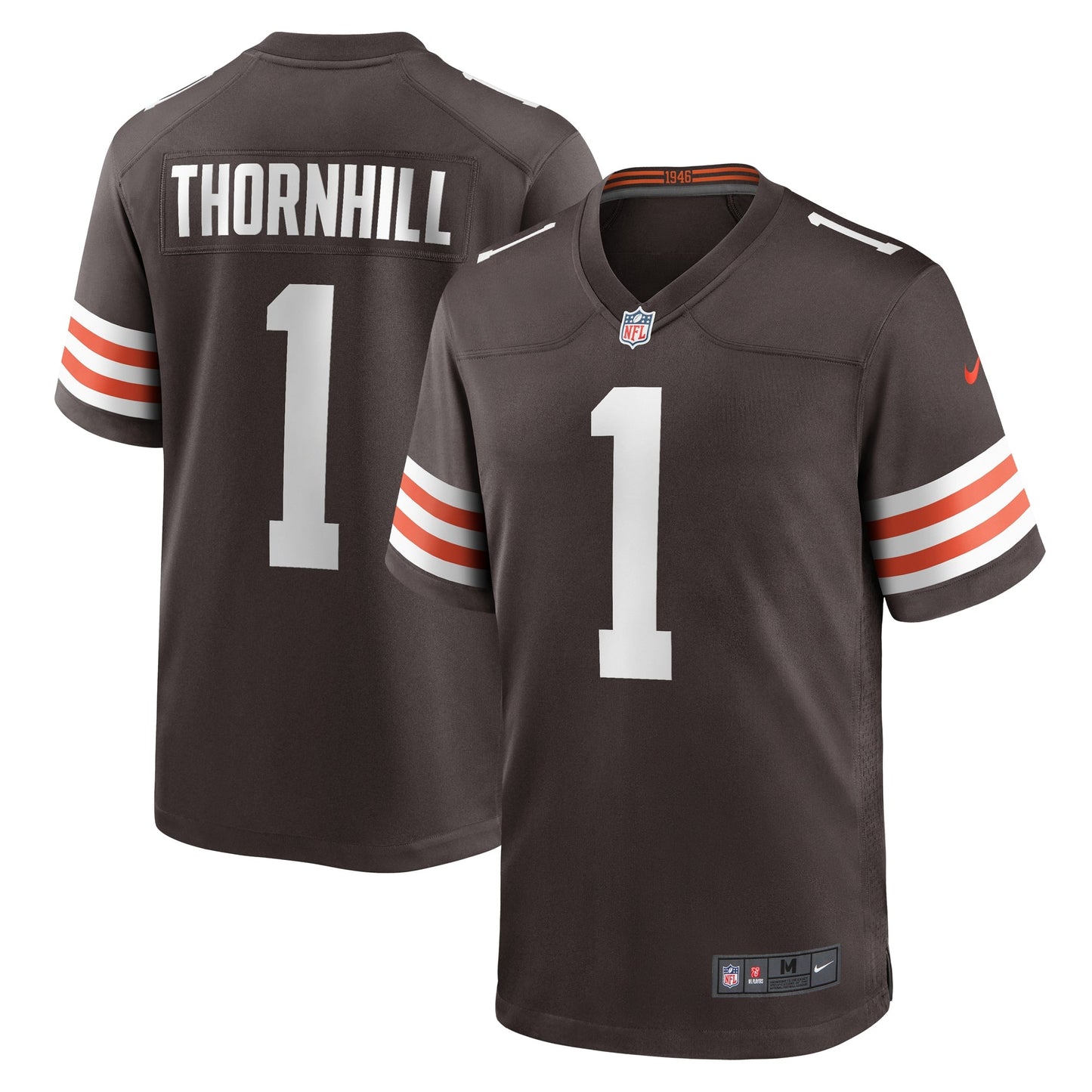 Juan Thornhill Cleveland Browns  Game   Jersey - Brown