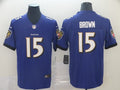 Men's Baltimore Ravens Marquise Brown Purple Game Player Jersey