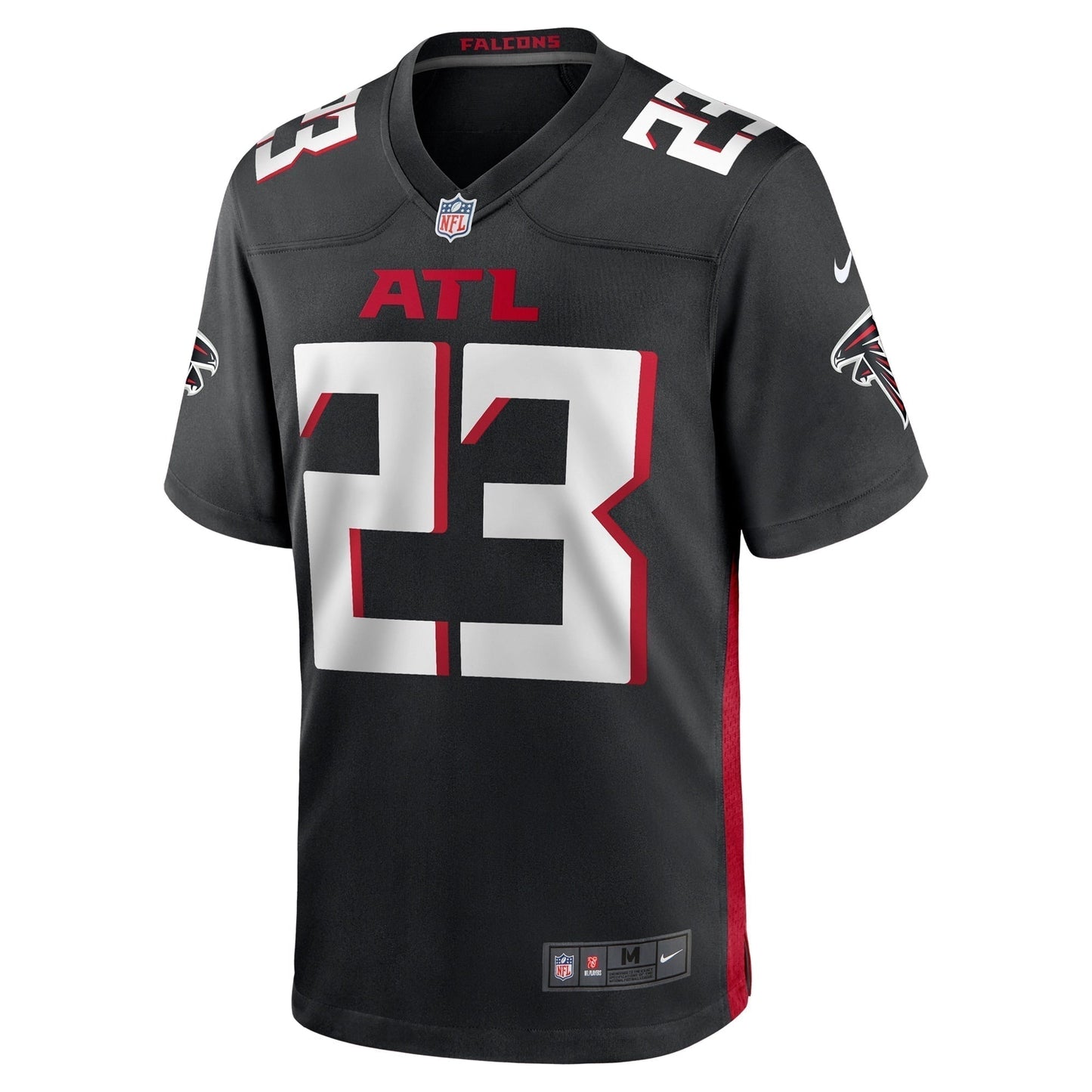 DeMarcco Hellams Atlanta Falcons  Team Game Jersey -  Black