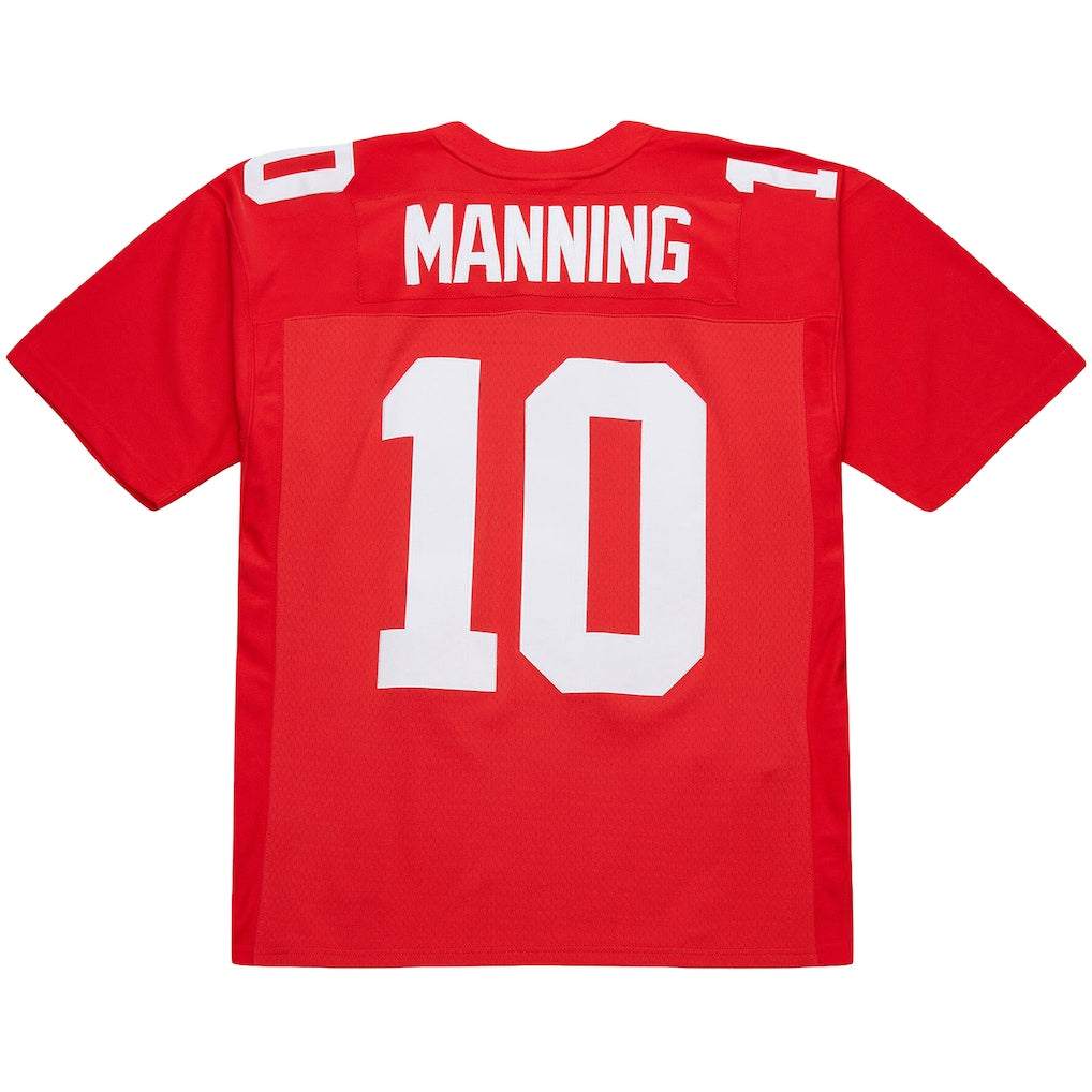 NY.Giants #10 Eli Manning  Red 2004 Team Legacy Retired Player Big & Tall Jersey