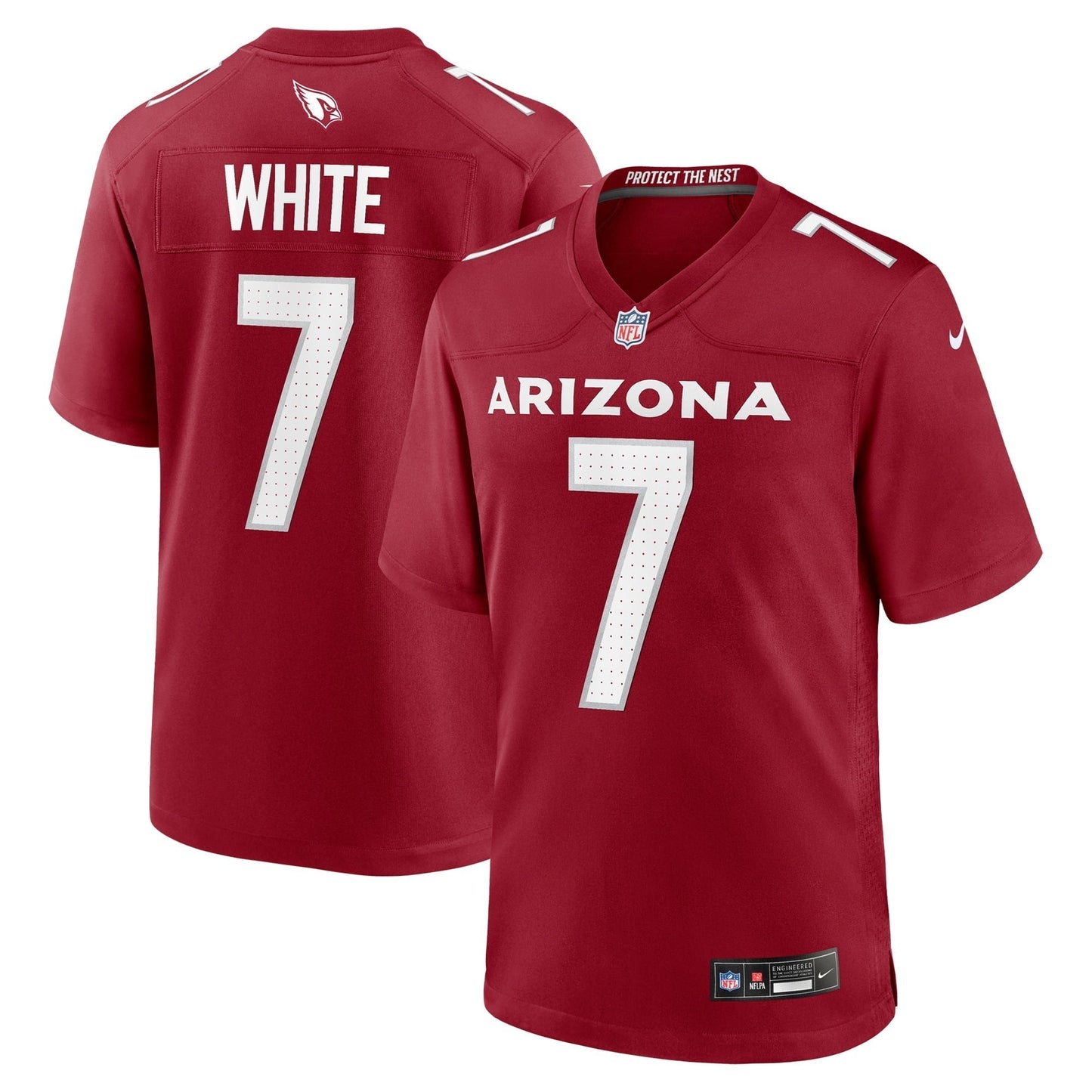 Kyzir White Arizona Cardinals  Team Game Jersey -  Cardinal