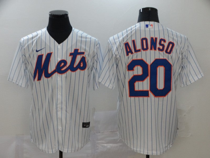 Men's New York Mets Pete Alonso White Replica Baseball Jersey