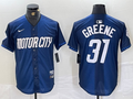 Men's Detroit Tigers Riley Greene Navy 2024 City Connect Limited Jersey