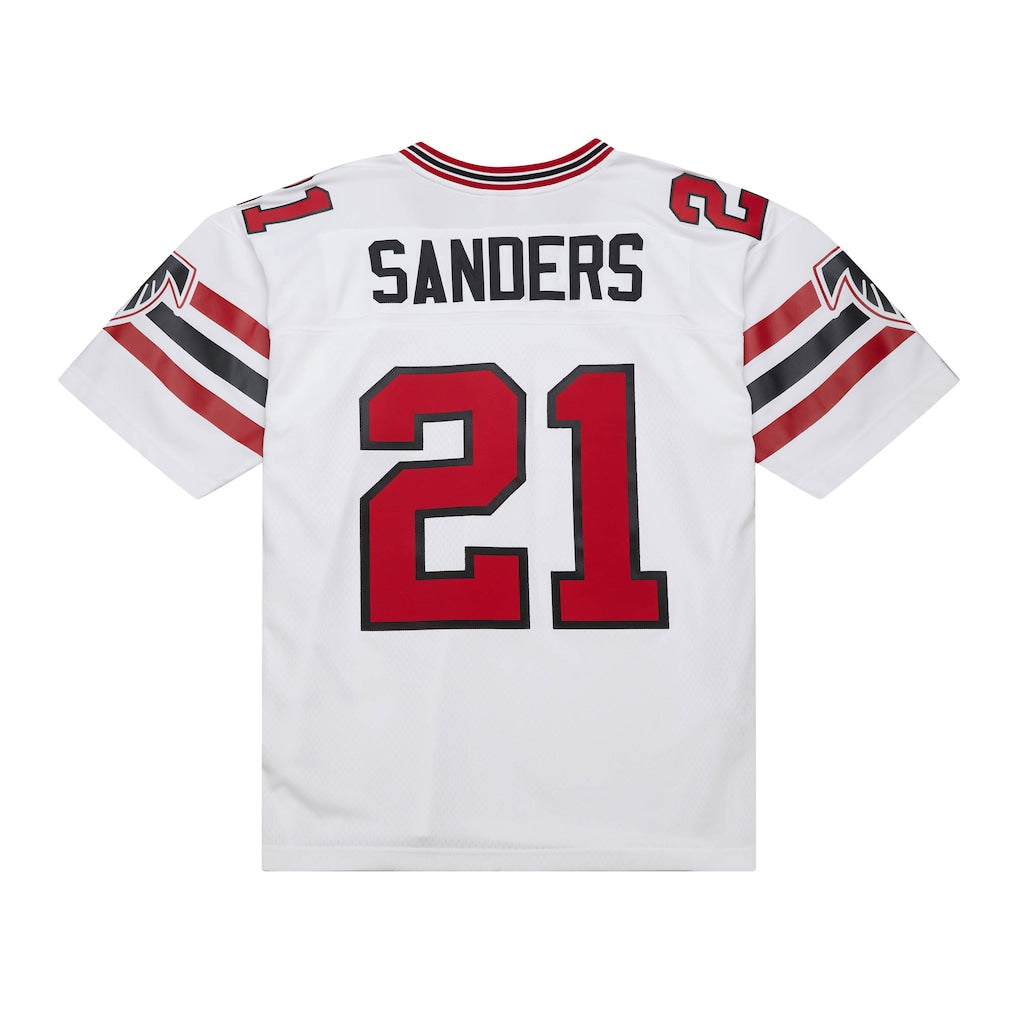 A.Falcons #21 Deion Sanders  White 1989 Legacy Replica Jersey