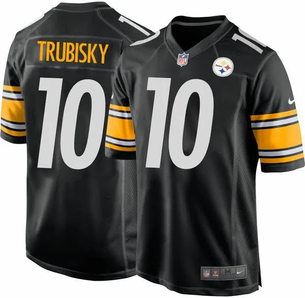 Youth Pittsburgh Steelers Mitchell Trubisky #10 Game Jersey