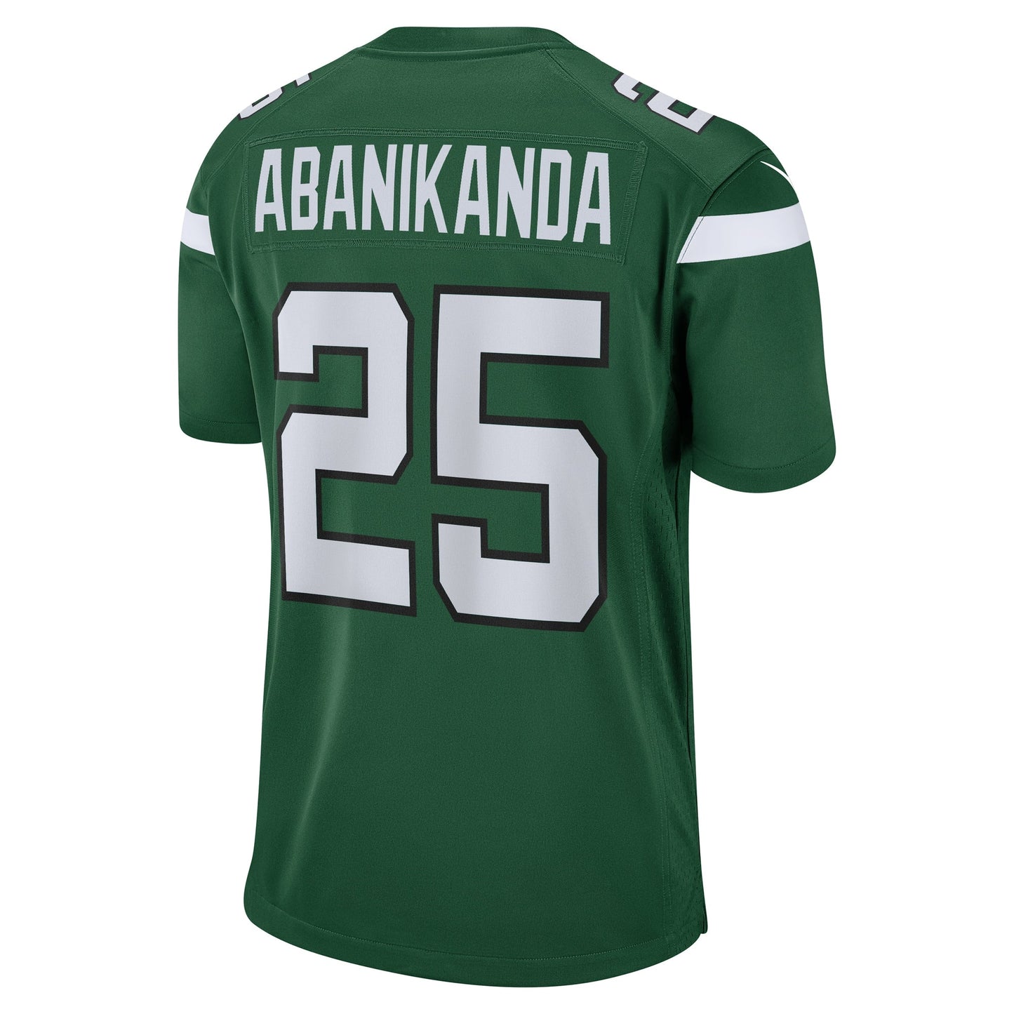 Israel Abanikanda New York Jets   Game Jersey - Gotham Green