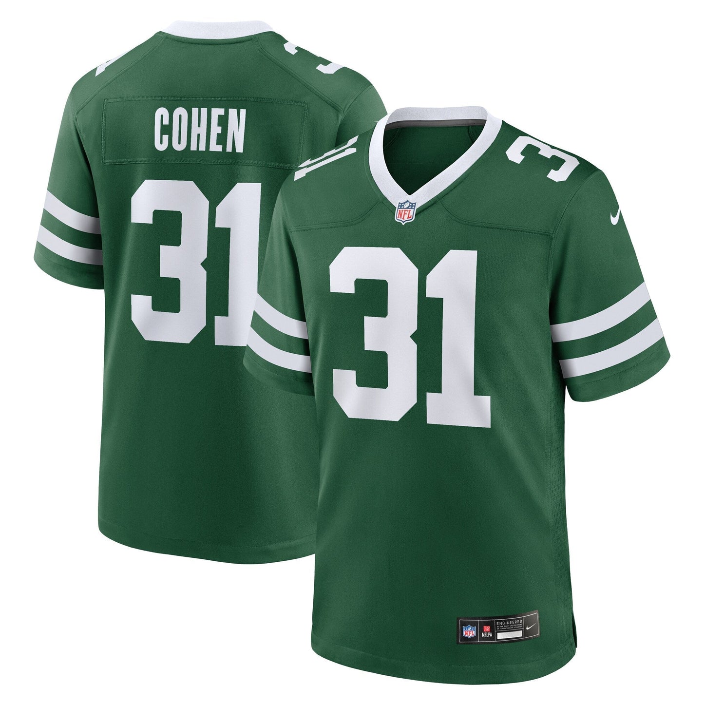 Tarik Cohen New York Jets  Team Game Jersey - Legacy Green