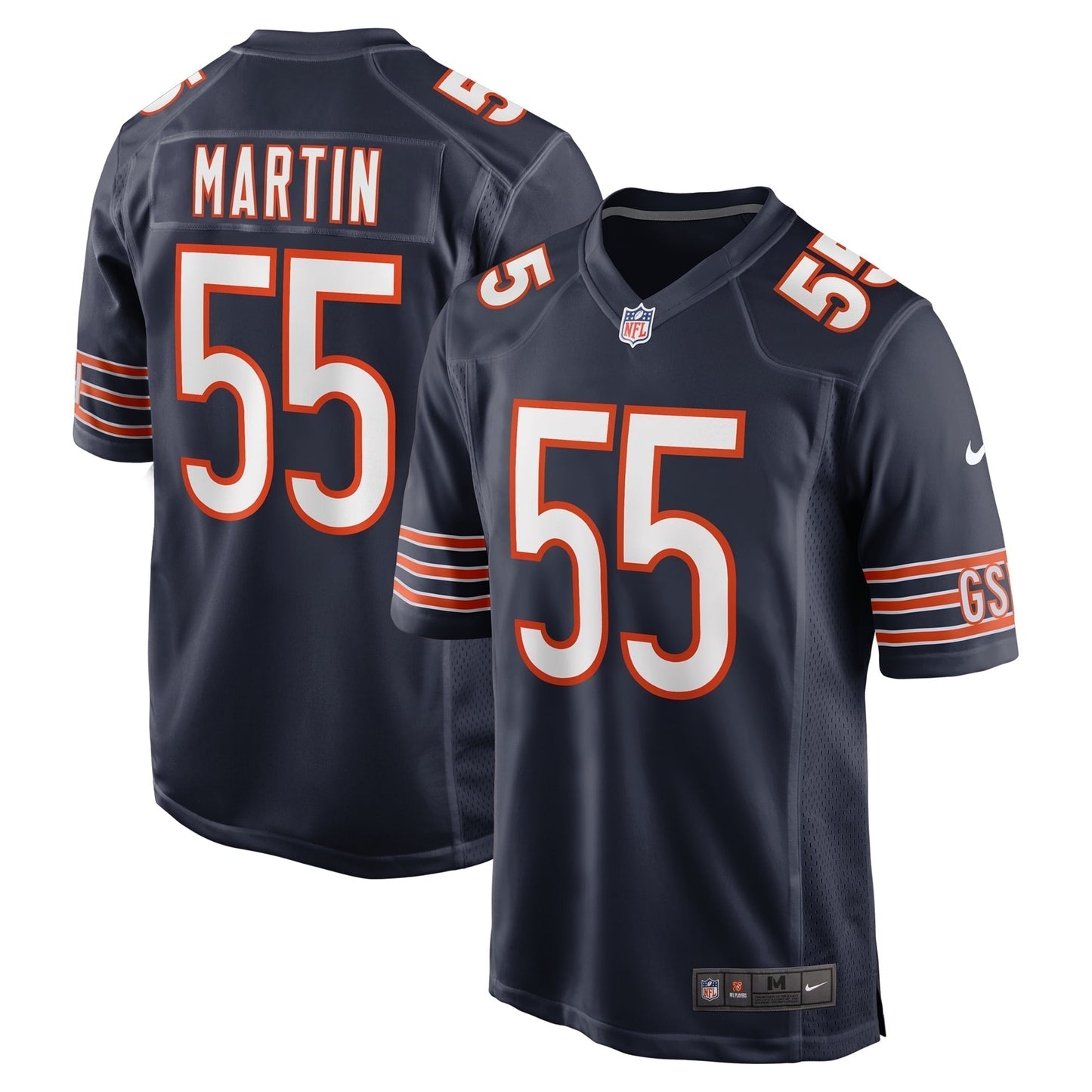 Jacob Martin Chicago Bears   Game Jersey -  Navy