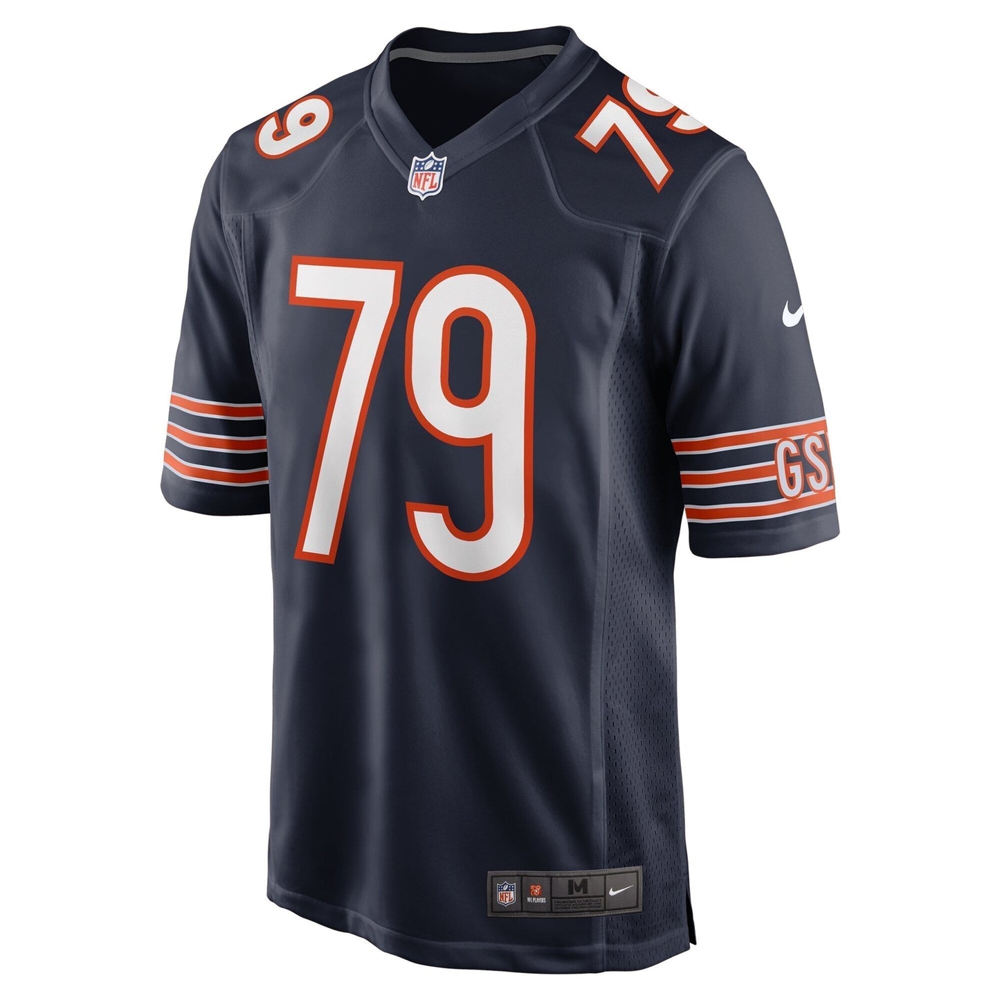 Matt Pryor Chicago Bears   Game Jersey -  Navy