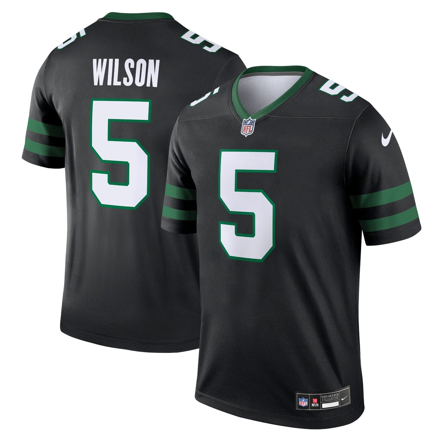Garrett Wilson New York Jets  Alternate Legend Jersey  - Legacy Black