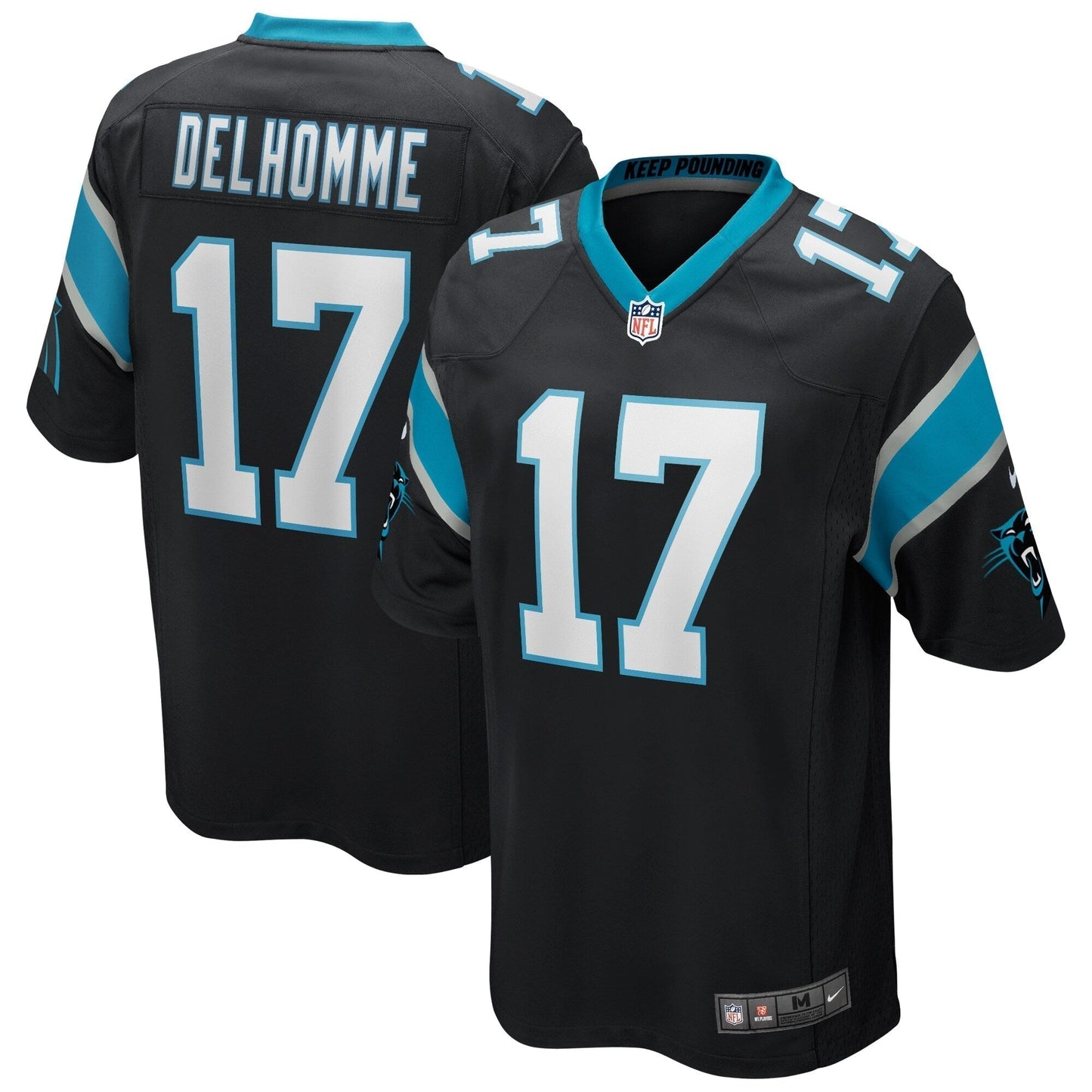 Jake Delhomme Carolina Panthers  Game Retired   Jersey - Black
