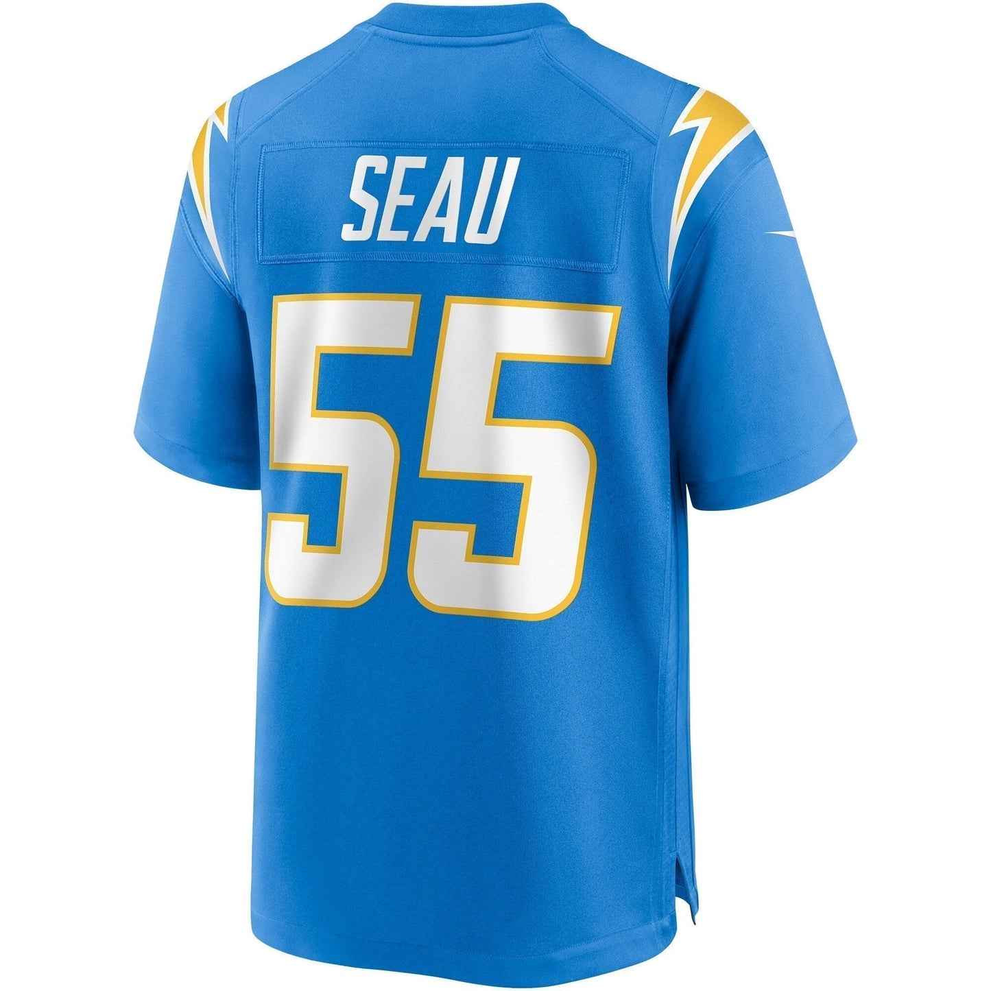 Junior Seau Los Angeles Chargers  Game Retired   Jersey - Powder Blue
