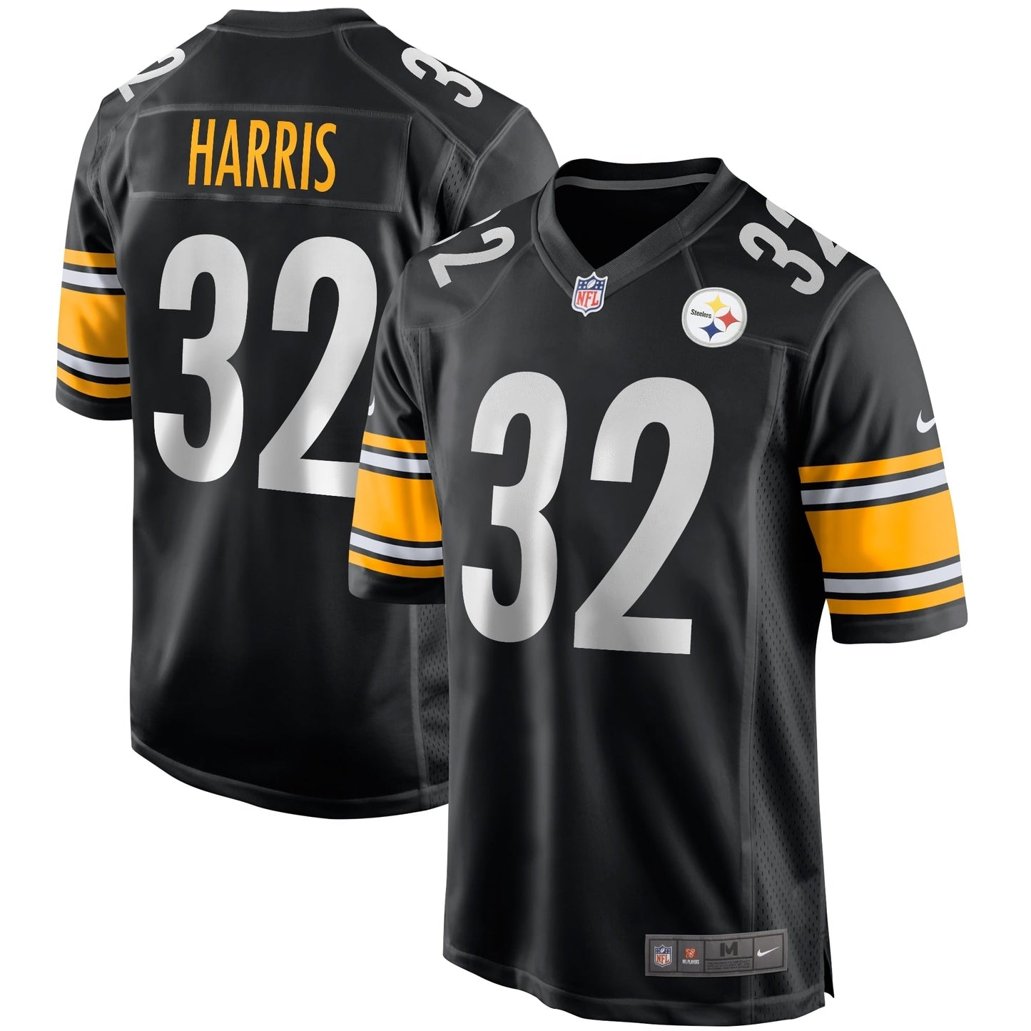 Franco Harris Pittsburgh Steelers  Game Retired   Jersey - Black